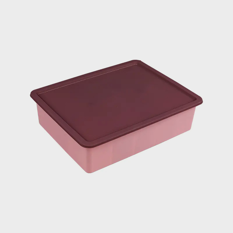 Home Schlafsaal Unterwäsche Socken Kunststoff Aufbewahrungsbox mit Deckel