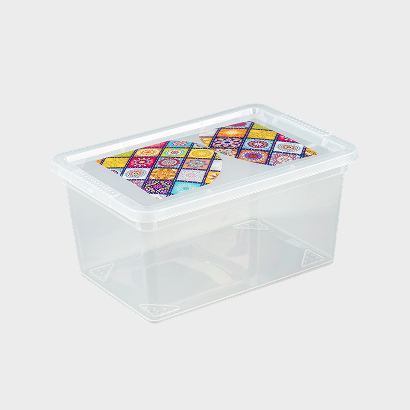 Kosmetik-Displaybox mit transparentem Deckel im Schubladenstil PFB202