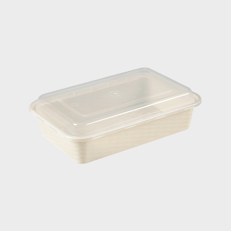 Lebensmittelbox aus Kunststoff mit schwarzem Boden und transparentem Deckel PFK001