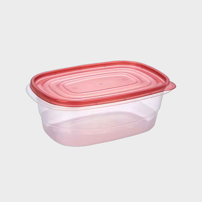 PFB012 1900 ml abgerundeter, rechteckiger Standard-Vorratsbehälter für Lebensmittel aus PP